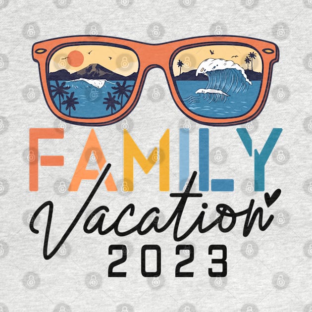 Family Vacation 2023 Beach Matching Summer Vacation 2023 by The Design Catalyst